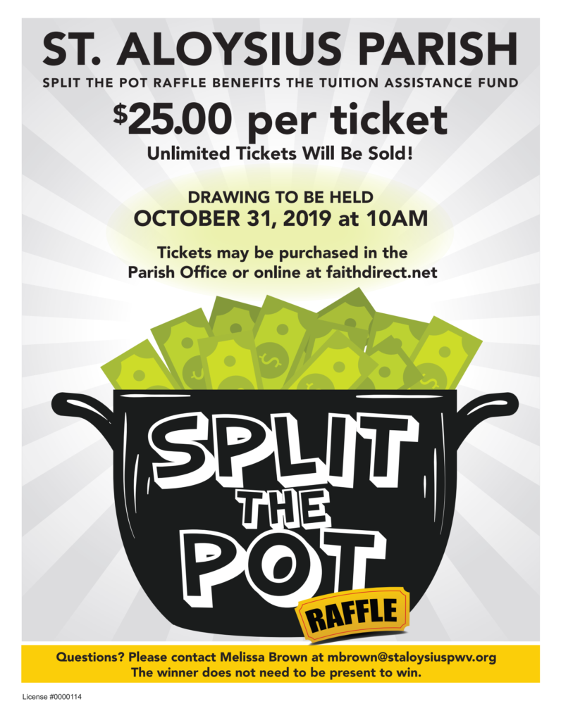 Split the Pot Raffle – Catholic Education Foundation